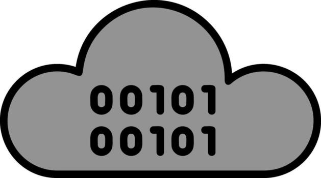 Cloud Coding Vector Icon