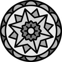 icono de vector de mandala