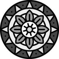 icono de vector de mandala