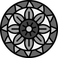 icono de vector de mandala