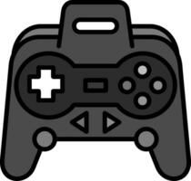 icono de vector de controlador de juego