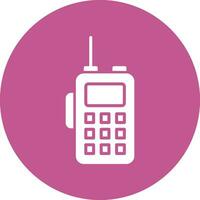 icono de vector de walkie-talkie