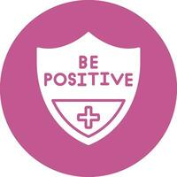 Be Positive Vector Icon