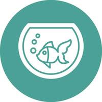 fish bowl Vector Icon