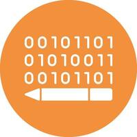 Binary Code Vector Icon