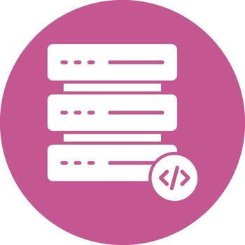 icono de vector de base de datos