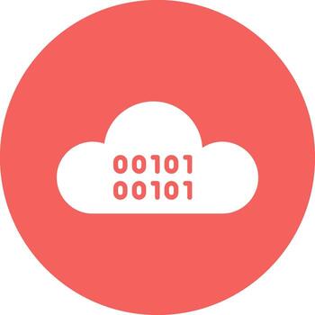 Cloud Coding Vector Icon