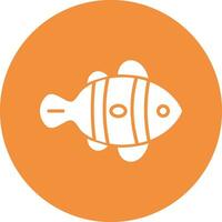 Clown Fish Vector Icon