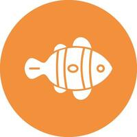 Clown Fish Vector Icon