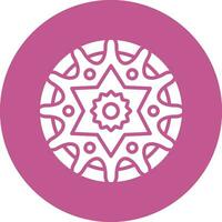 icono de vector de mandala