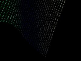 black binary  numbers photo