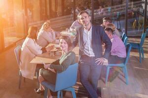 Portrait of successful Business couple photo