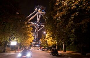 Atomium building in Brussels photo