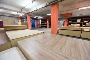 modern wooden furniture factory photo