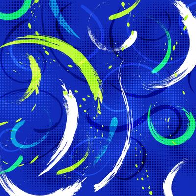 Abstract Brush Background with Sporty Style and Halftone Effect. Brush Stroke Illustration for Banner, Poster, or Sports Background. Scratch and Texture Elements For Design