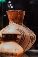 Old traditional Macedonian kitchen items on display in the museum photo