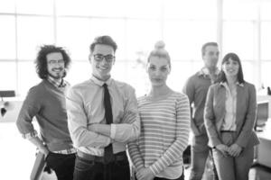 Portrait of a business team At A Meeting photo