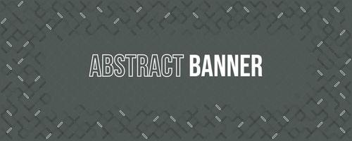 Abstract Banner Monochrome Color Minimal Pattern vector