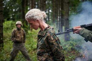 terrorists was capture alive woman soldier photo