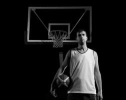 retrato de jugador de baloncesto foto