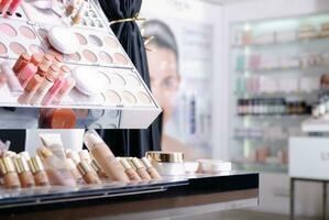 Cosmetics products for sale photo