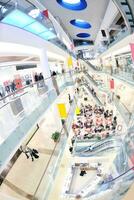 Interior of a shopping mall photo