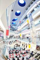 Interior of a shopping mall photo