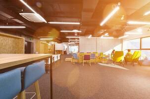 business people enjoying a break in Modern Office photo