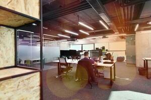 software developers working at office photo