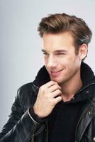 handsome young man portrait photo