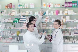 pharmacy drugstore people team photo