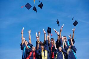 high school graduates students photo