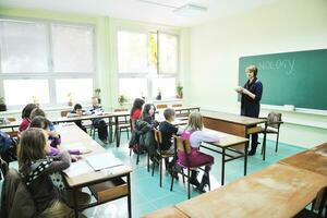 aprender biologia en la escuela foto