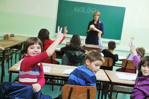 aprender biologia en la escuela foto