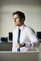 young businessman at office photo