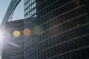 glass office building in the Brussels photo