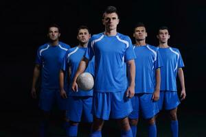 equipo de jugadores de fútbol foto