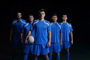 equipo de jugadores de fútbol foto