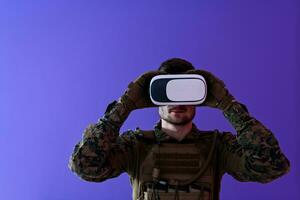 soldier virtual reality photo