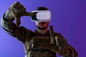 soldier virtual reality photo