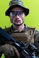 soldier on drugs photo