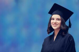 retrato del día de la graduación foto