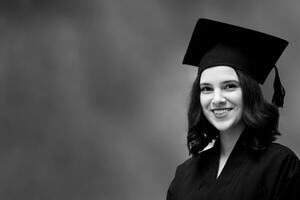 portrait of graduation day photo