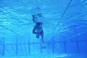 piscina bajo el agua foto