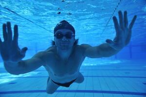 swimming pool underwater photo