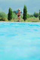 swimming pool fun photo