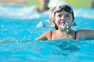 swimming pool fun photo