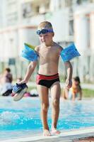 swimming pool fun photo