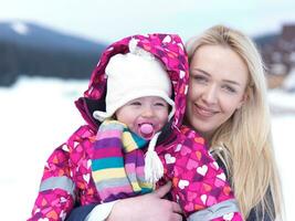 family winter  portrait photo