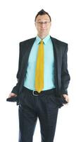 businessman isolated pocket photo